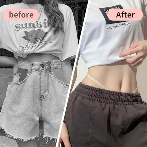 2pcs Adjustable Band,crop band for tucking shirts,Shirt Stays Belt for Men/Women4