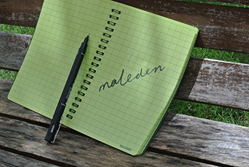 All Weather Notebooks, MALEDEN Waterproof Spiral Bound Steno Pads Memo Notes for Outdoor Activities Recording