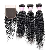 Algopix Similar Product 7 - Brazilian Virgin Hair Deep Wave Bundles