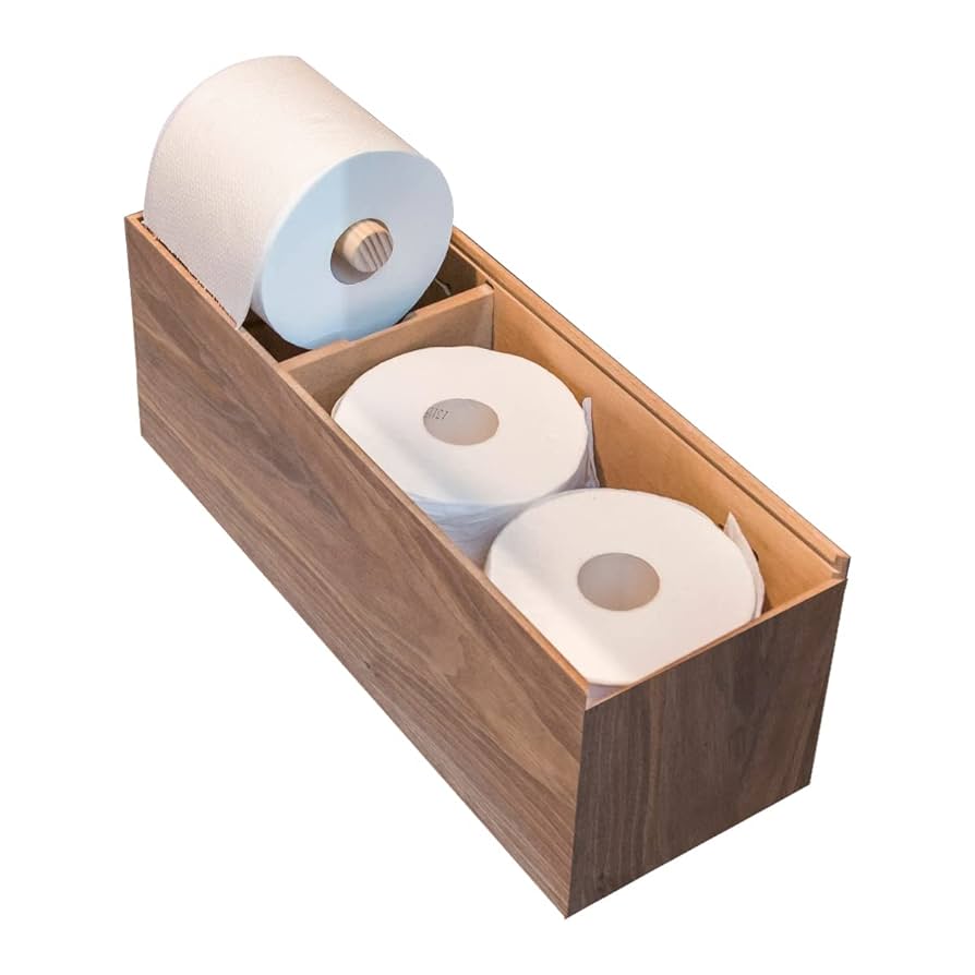 Amazon.co.jp: ottostyle.jp 木製トイレットペーパーホルダー