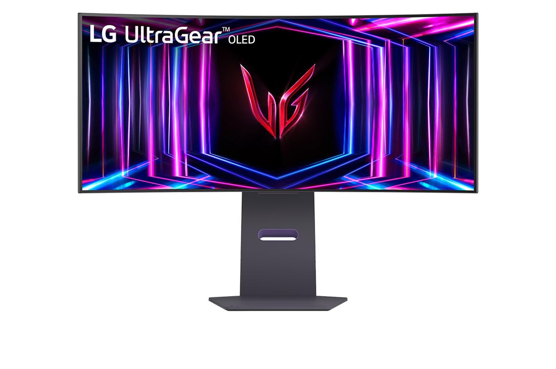 LG Ultragear™ 34GS95QE-B.AEU 34" Gaming PC Display - Panel OLED o rozdzielczości QHD (3440x1440), 0,03 ms GtG 240Hz, DisplayHDR™ True Black 400, DCI-P3 98.5%, AMD FreeSync Premium Pro, NVIDIA G-Sync