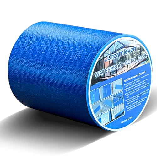 Blue Waterproof Butyl Tape for Solar Pool Cover Repair, Blue Duct Tape Heavy Duty Waterproof for...