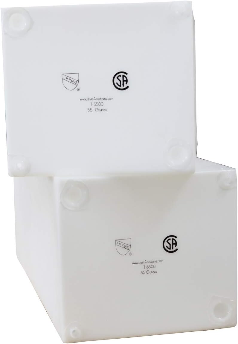 Class A Customs | RV Fresh and Gray Water Tank | Combo Pack (55 Gallon & 65 Gallon) | RV Water Holding Tanks