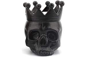 LOYEH Crown 3D Skeleton Torso Holding Candle: Spooky Halloween Décor