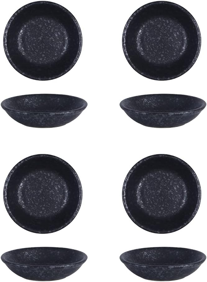 Small Ceramic Bowl-Ceramic Snack Ice Cream Bowl Dessert Small Bowl for Microwave Oven Dishwasher Refrigerator 4 Pieces (Color : B) (F)