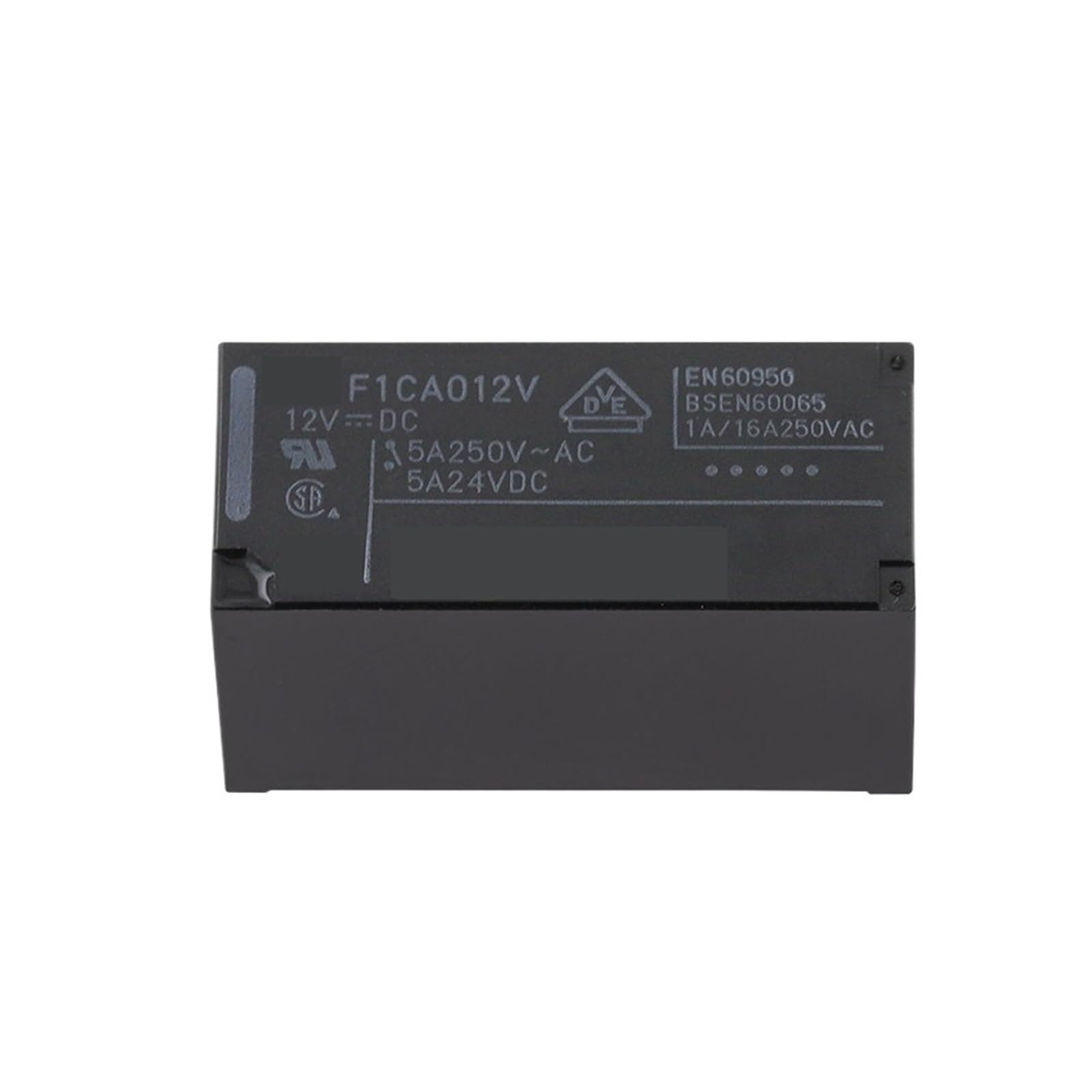 F1CA012V 8 pins 5A relais double contact NO NF - 2