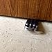 SleekStopper SW-041C Decorative Stainless Steel Door Stopper with Rubber Treads and Metal Handle