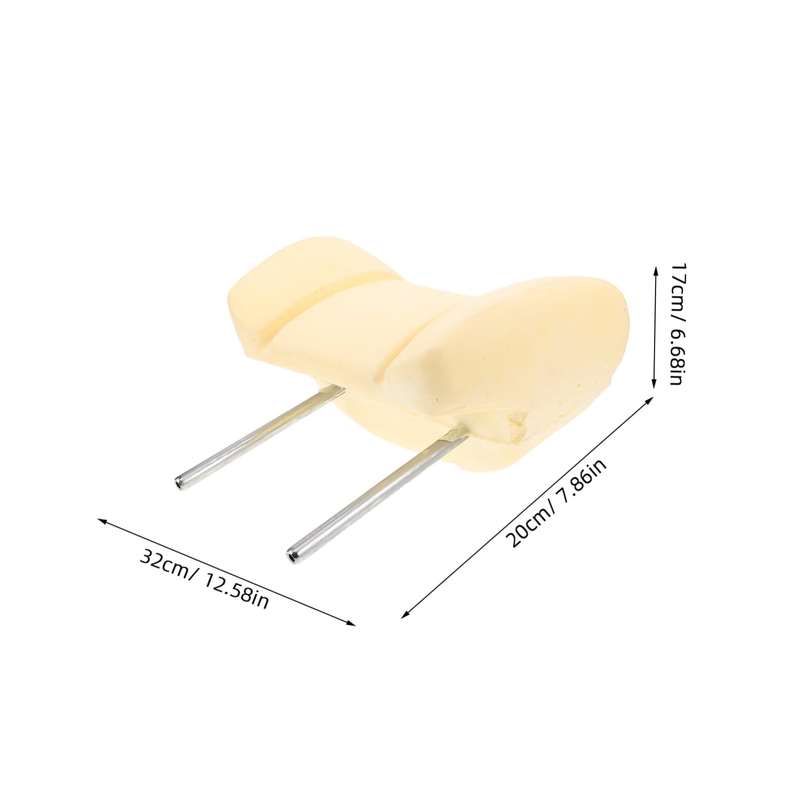 Almohadilla Espuma Reemplazo para Reposacabezas Coche Ergonómica con Tubo de Hierro para Asientos Rv y Negocios sin Funda Soporte Cervical Cómodo y Fácil Instalación