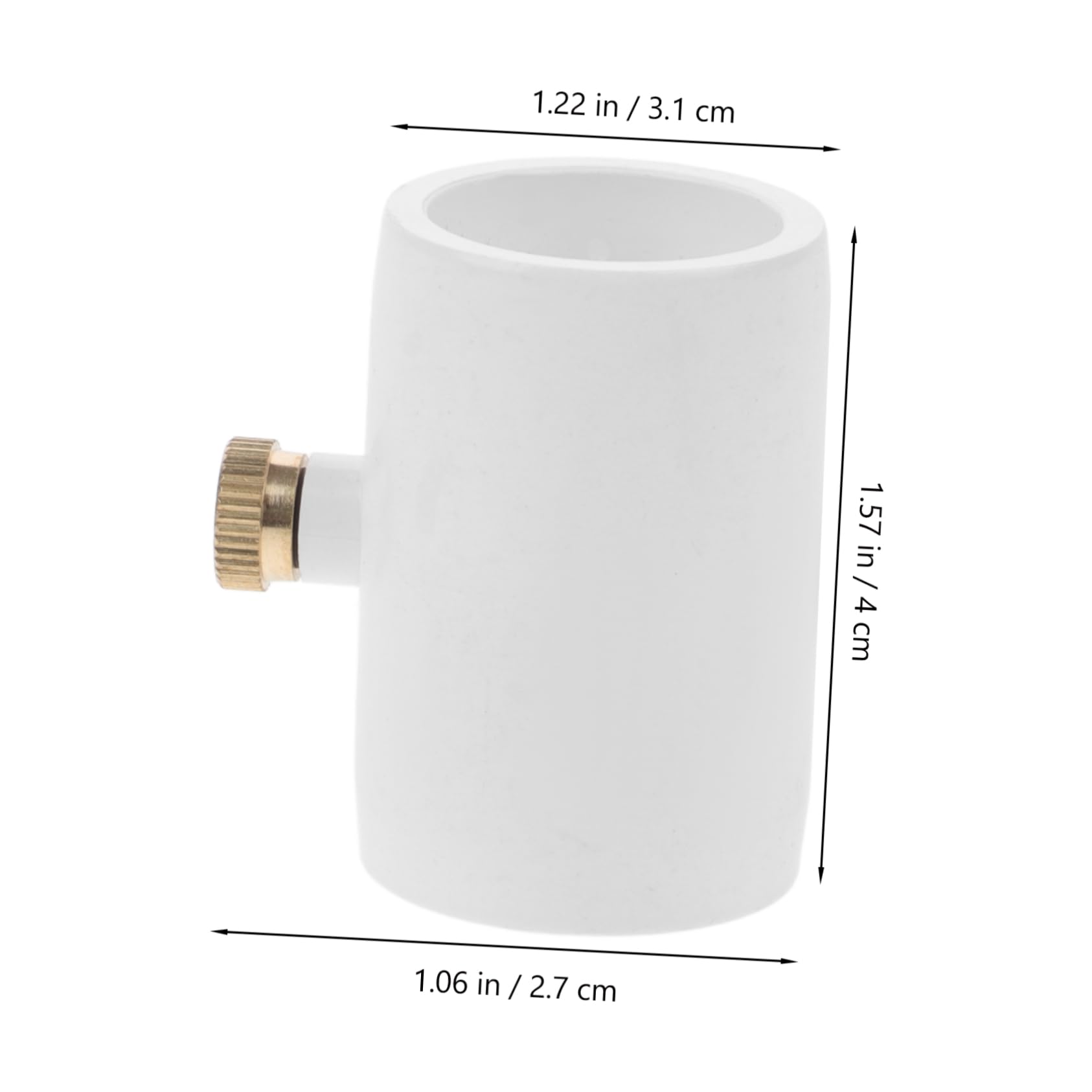 ifundom 10pezzi Connettore PVC Ugello Nebulizzatore per Raffreddamento e Irrigazione Facile Installazione e Resistente