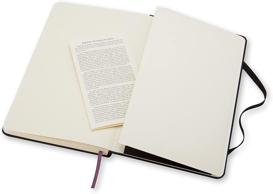 Moleskine 319930 Moleskine Classic Notebook Pocket 3.5-Inch x 5.5-Inch Narrow Ruled