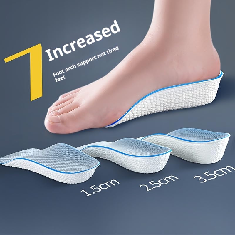 2 pares plantillas elevadoras ortopédicas para hombre y mujer miniatura 2