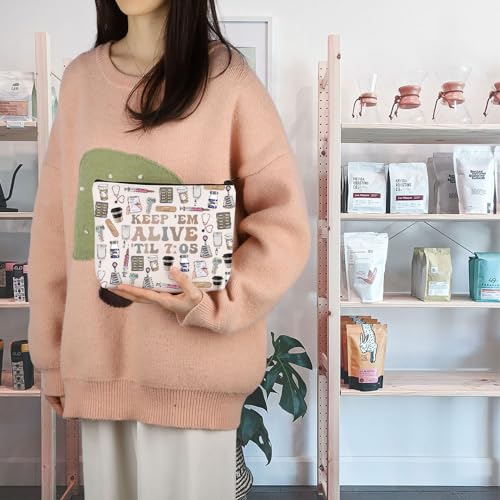 TGBJE Nurse Makeup Bag Night Shift Nurse Appreciation Gift Keep Them Alive til 7:05 Cosmetic Pouch Bag Registered Nurse Gift (Alive til 7:05 MU)4