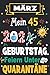 Produktbild März 2021 Mein 45 Geburtstag Feiern Unter Quarantäne: 45 Jahre geburtstag, Notizbuch / Gästebuch, 120 Seiten Glückwünsche, Geburtstagsgeschenk für Paar, Kind, Frau, Mann
