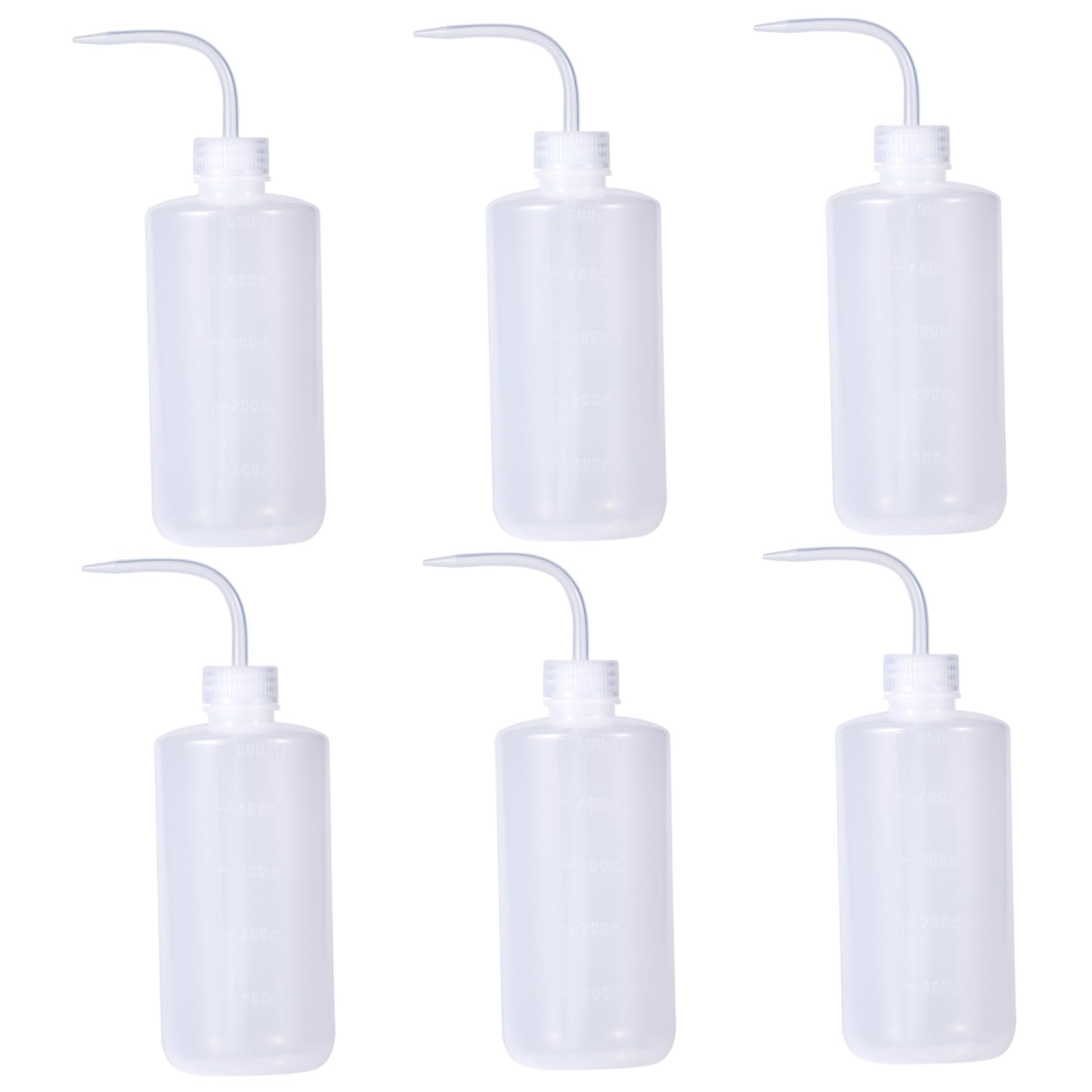 Takingup Squeezy Bottles with Nozzles, 6 Pcs 500Ml Plastic Squeeze Dispensers Squeeze Bottle with Measurements Squeezy Bottles with Nozzles Portable for Liquids Irrigation