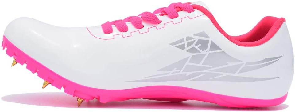 Thestron Track Shoes Spikes Mens Womens Distance Running Sneakers Athletic Sprinting Track and Field Racing Shoes with Spikes Boys Girls โฆ