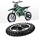 Hinterrad, Pocket Bike Hinterrad, Motorrad-Hinterreifen, Scheibenbremsrad Ersatzräder für Hinterrad-Scooter 2,5‑10 Hinterrad Stahllegierung Ersatz für Mini Pocket Bike Motorrad (Schwarz)