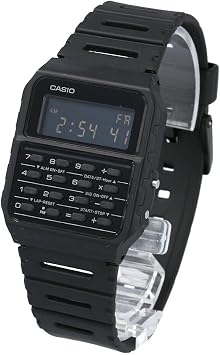 CASIO QUARTZ CA-53WF-1B Data Bank Mens Womens CALCULATOR Calculator Black Cheap Casio