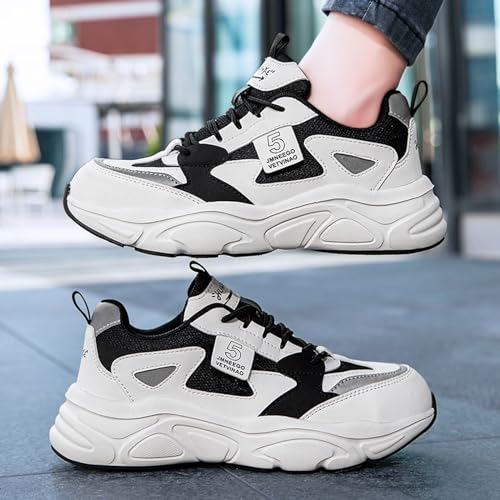 Image of Nutropa Steel Toe Boots for Men, Lightweight Safety Work Shoes, Comfortable Breathable Composite Toe Boots Slip-Resistant Indestructible Shoes