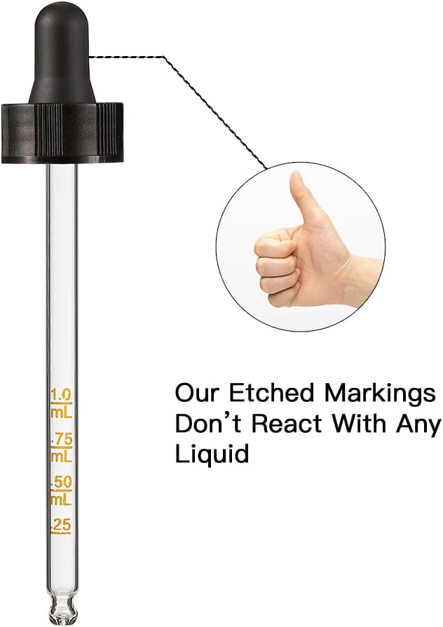 4PK 4oz(120ml) Amber Glass Bottles with Droppers and Phenolic Lids. 120ml Dropper Bottle with Corrosion Resistant Nitrile Rubber and Not Faded Markings. 4oz Bottles with Lids for Juice, Hot Sauces. thumbnail