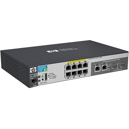 Amazon Com Hp 2530 8g Switch 8 Ports 10base T 100base Tx 1000base T Manageable J9777a Aba Computers Accessories