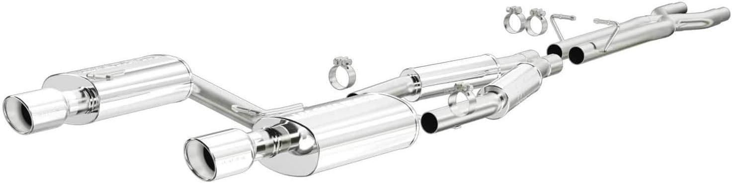 MagnaFlow Performance Exhaust System 15326: Cat-Back, Touring Series, Compatible with 2005-2008 Audi A4 Quattro