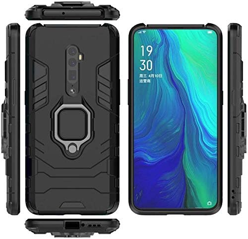 Hardcover Back Cover For Oppo Reno 10X Zoom (Black)
