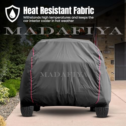 Image of Heavy-Duty Car Cover for Compatible with Maruti S Presso (2019 to 2025 All Models) Deluxe Car Protection Cover - Waterproof & UV-Resistant All-Season Exterior Protection