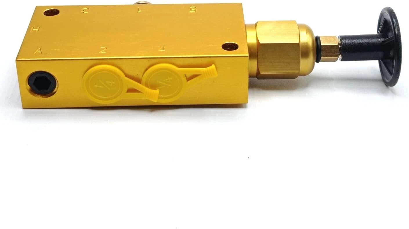 Pneumatic Lift Axle Control Valve – 5-Way 2-Position Manual Air Switch with 1/4" NPT Ports – Direct Replacement for 152000, 110052, E-SL152000 – Heavy Duty Truck Air Suspension Part