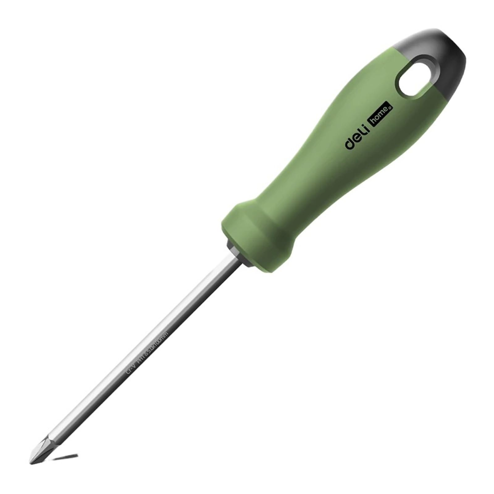 Dual-Purpose Screwdriver 1 Pcs Magnetic Slotted Phillips Convertible Batch Head Screw Driver Household Repair Hand Tool(Green)