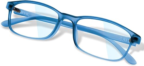 JEERO Lentes de bloqueo de luz azul  Gafas de computadora con marco ligero, antifatiga ocular y deslumbramiento UV, sin receta