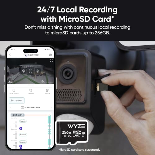 WYZE Floodlight Camera v2, 2K HD Outdoor Security Camera with 2800 Lumens - image 7