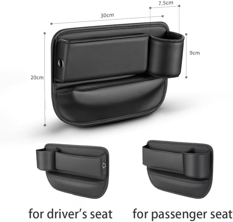 Caja organizadora para asiento de carro con portavasos miniatura 2