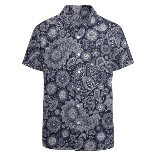 Men's Hawaiian Shirt Button Down Beach Shirts Tropical Holiday Shirts