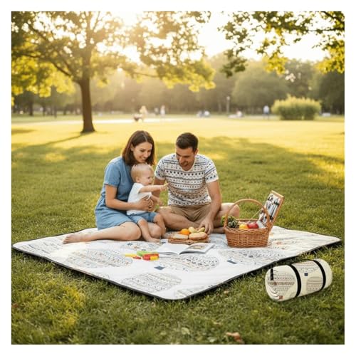 Tapis d'extérieur imperméable et épais pour camping et pique-nique