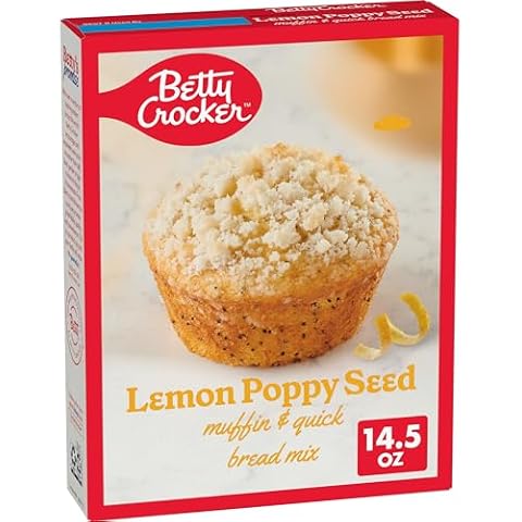 Betty Crocker Lemon Poppy Seed Muffin and Quick Bread Mix Cover