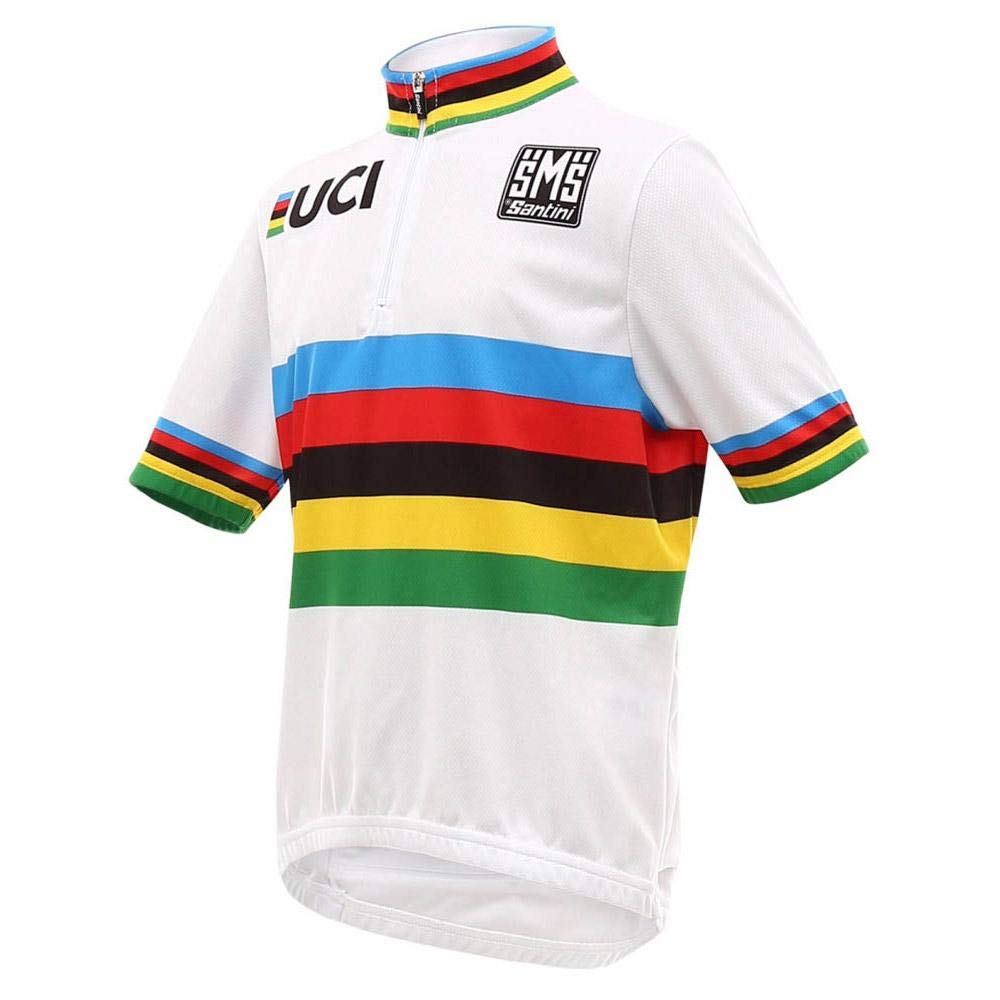 Santini UCI Campione del Mondo Maglia Manica Corta Mens
