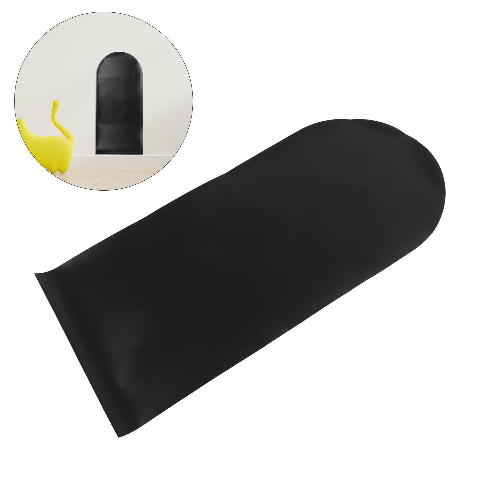 DOITOOL Pizarra Magnética Adhesiva para Pared en Forma de Arco, Flexible para Escribir, Material Plástico Respaldo Autoadhesivo Adecuado para Decoración Infantil Hogar
