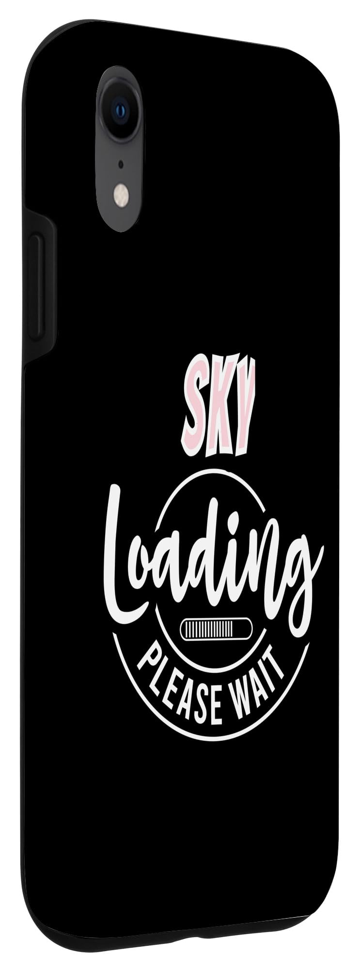 iPhone XR Sky Loading Custom Personalized Baby Shower Fun Item Case - Image 3
