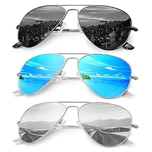 ANYLUV Aviator Sunglasses For Men Women Polarized Retro Sun Glasses Driving UV400 Protection
