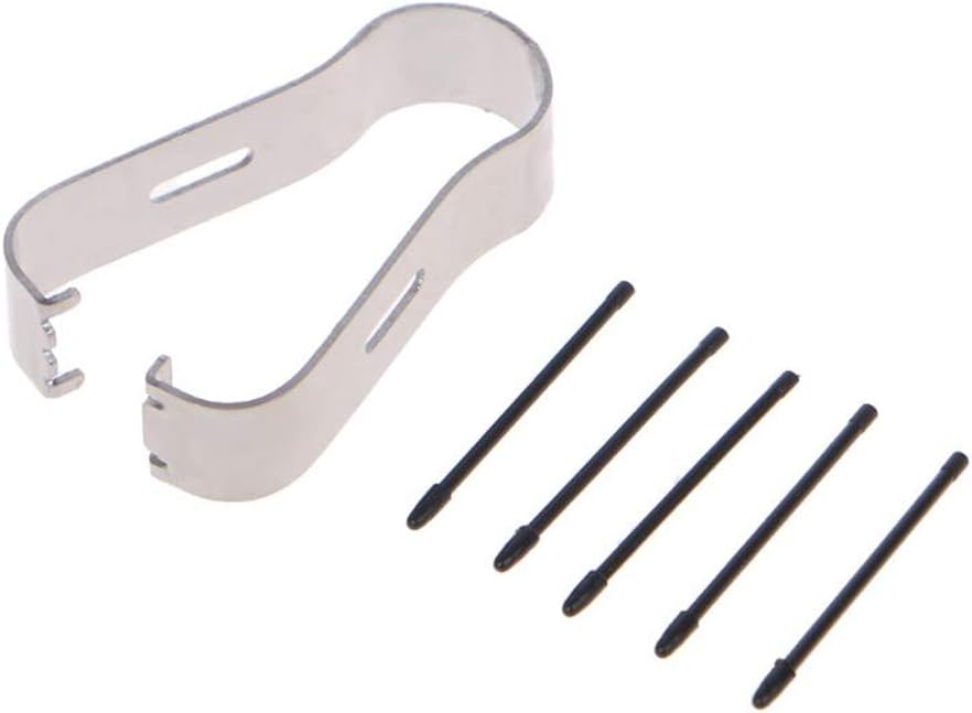 5X Replacement Touch Stylus Tips Nibs,Biuboom S Pen for Samsung Galaxy Note 8 Note 9 Tab S3 9.7 SM-T820 SM-T825 Tab S4 T830 T835 Notebook Pro 13" 15" +Tweezer Tool Sprint Tmobile Carriers-Black