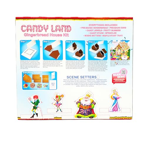 Tastypack Pre-Baked Candy Land Gingerbread House Kit With Tastypack Christmas Stickers thumb #3