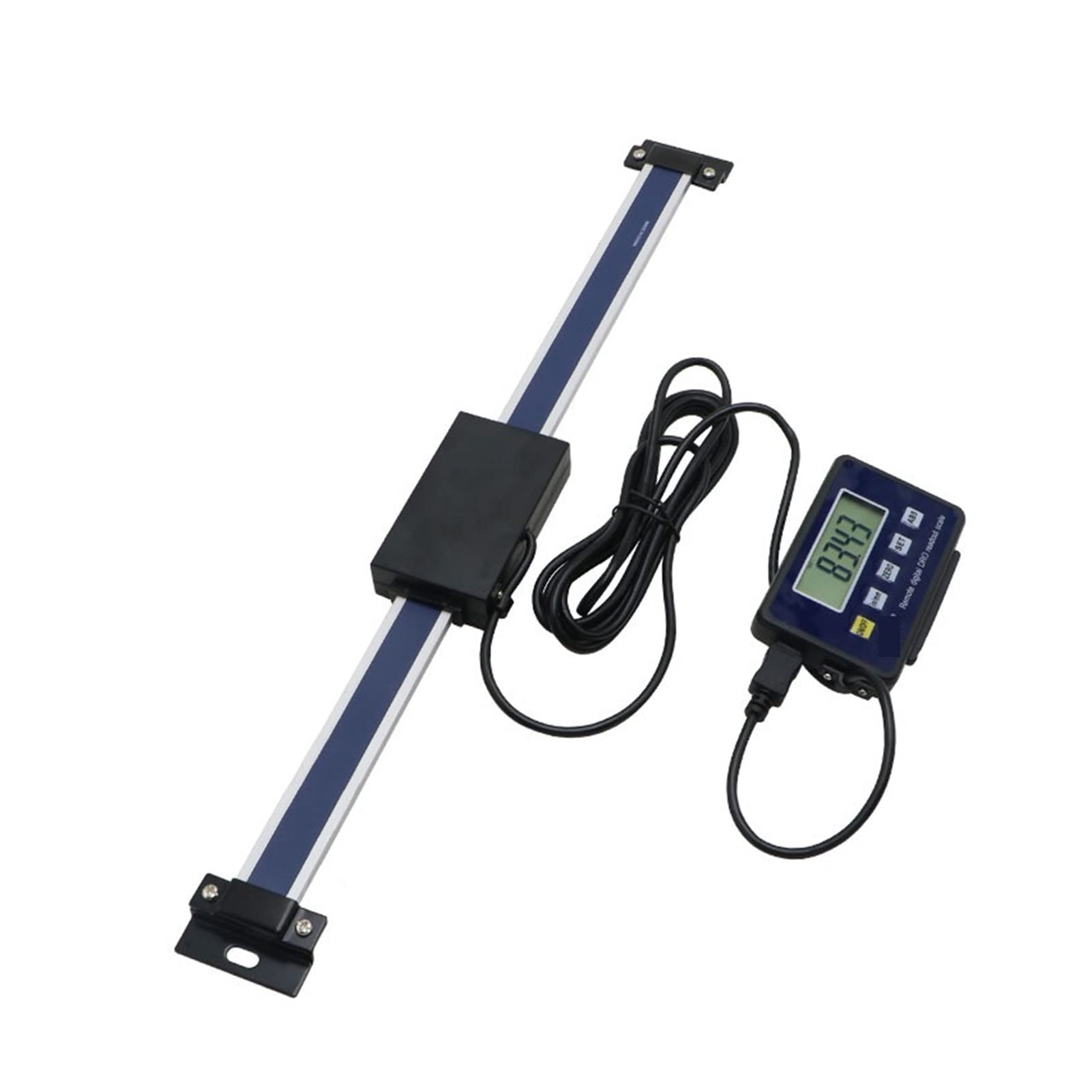 Linear Encoder, 300 Mm Digital Readout Linear Scale Magnetic Remote External for Mill Lathe Linear Scale