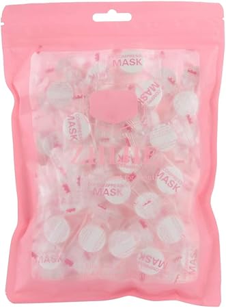 Amazon 使い捨てフェイシャルマスク 100枚 パックの不織布圧縮シートマスク圧縮マスク Diyのフェイスパック 圧縮タイプフェイスマスク 自作のdiyフェイシャルマスク マスクシート紙 個人旅行用の個別包装マスク紙 Zjchao フェイスマスク 通販