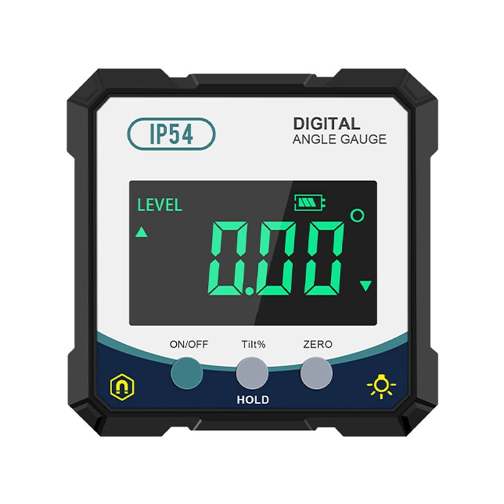 Udsknv[Ksl As Shown Ip54 Rating Digital Level Angle Gauge 360° Rotation Mini Measuring Device Inclinometer Electronic Bevel Protractor With Magnetic Base