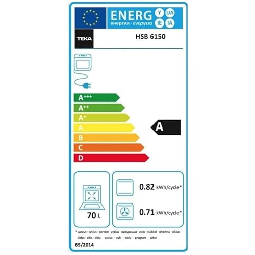 TEKA Horno Multifunción 60cm, HydroClean ECO, 6 Funciones, Guías Plus Extension, Bandeja Antivuelco, Clase A+, Modelo NEO HSB 6150 FBK - imagen 2