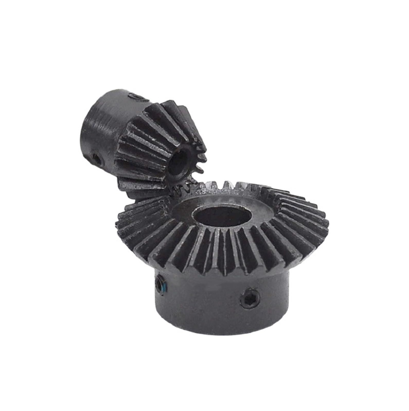 Bevel Gear Pinion Hardware Mechanical 1pcs Single 1.5 Module Bevel Gear 1:2 15/30Teeth 45# Steel Bore 8mm-15mm Mechanical Transmission Gear(15mm-30 Teeth)