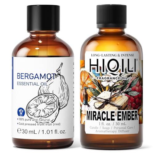 Aceite Esencial Bergamota 30ML y Aceite Aromático 30ML