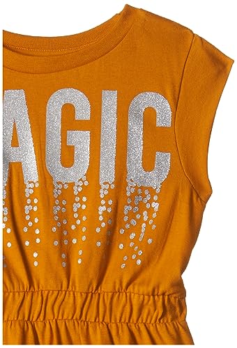 Image of T2F Girl's Cotton A-Line Knee-Length Casual Dress