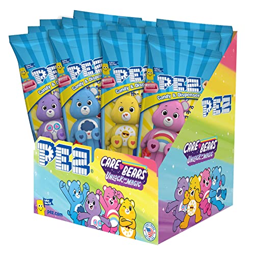 PEZ Care Bears, 0.58-Ounce Assorted Candy Dispensers (Pack of 12)