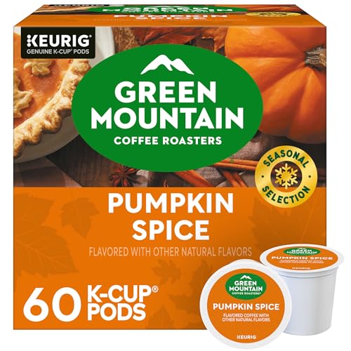 Green Mountain Coffee Pumpkin Spice, Limited Edition, Flavored, Light Roast Coffee, 24 Count